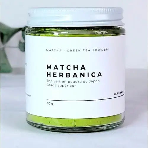 MATCHA HERBANICA - 40 g / Pot réutilisable en verre - matcha